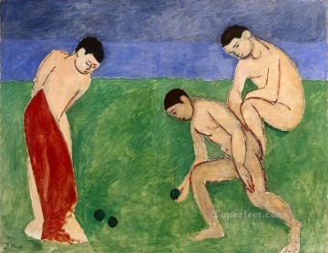  Game Painting - A Game of Bowls abstract fauvism Henri Matisse